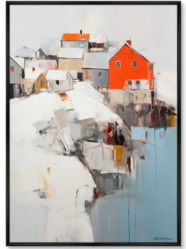Постер на холсте At the very edge 75X105 CM