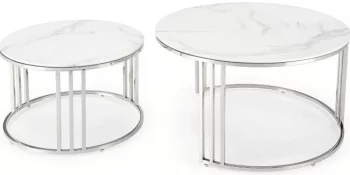 Комплект столиков Mercury 60X60X38 / 80X80X45 CM