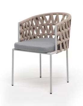 Плетёный садовый стул Диего 53X62X74 CM