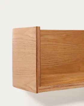 Полка Octavia из ясеневой фанеры FSC Mix Credit 90X20 CM