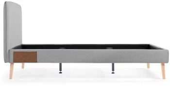 Кровать Lydia под матрас 190X150 CM серая