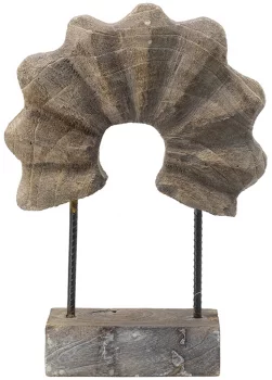 Декоративный элемент из павловнии Lin 36X12X51 CM