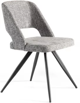 Стул с открытой спинкой 53X61X82 CM серый