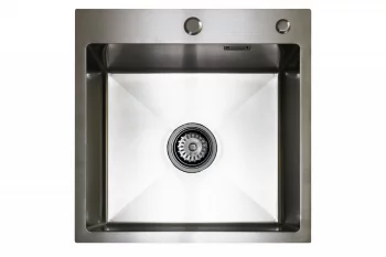 Кухонная мойка из нержавейки BLANTEK LS-5050S Brushed