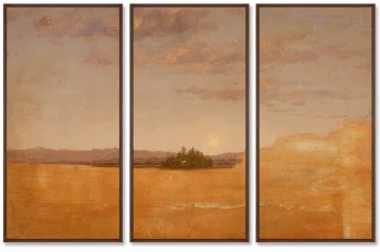 Репродукция картины из 3-х частей Landscape Sketch 52X105 / 52X105 / 52X105 CM
