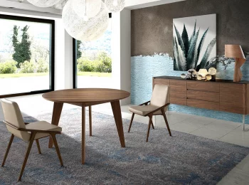 Круглый стол Atelier 120X120X76 CM шпон ореха 