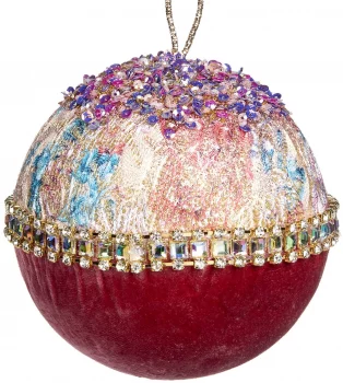 Ёлочный шар Brocade Ball 12 CM