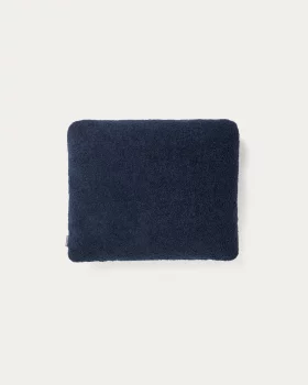 Подушка Martina из синего буклe 47X36 CM