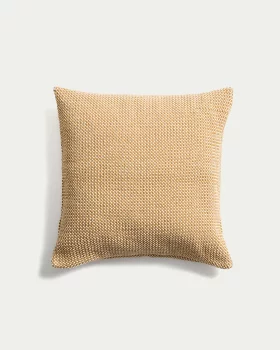 Наволочка Narida из 100% хлопкового жаккарда горчичного цвета 50X50 CM