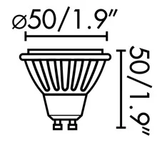Лампочка GU10 LED bulb 8W