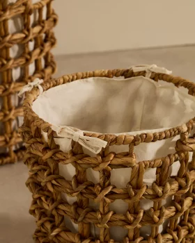 Набор из 2 корзин из натурального волокна Dilam 30 CM / 38 CM