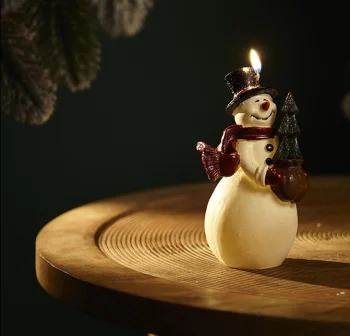 Свеча декоративная Festive Snowman 15 CM