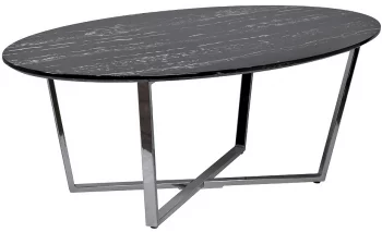 Стол журнальный овальный Yuna 120X65X41 CM