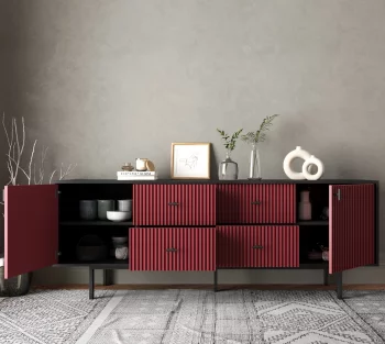 Комод Emerson 190X45X70 CM Red