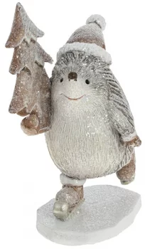 Статуэтка декоративная Hedgehog with a Herringbone 7X6X11 CM