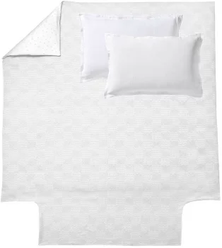 Двуспальное жакрдовое бельё Gramines Blanc