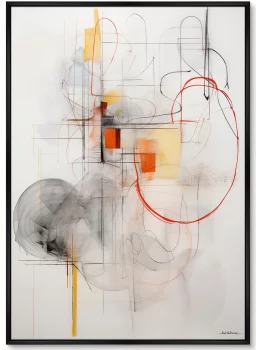 Набор из двух постеров на холсте Anima dello spazio 75X105 / 75X105 CM
