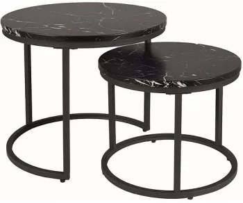 Комплект столиков Amaro 53X53X45 / 43X43X35 CM