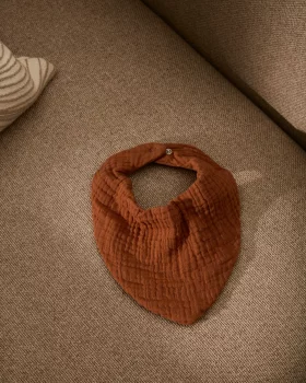 Набор из 2 бандан Olna из 100% хлопка терракотового цвета с принтом солнца 16X21X1 CM