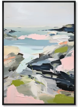 Набор из двух постеров на холсте Sea Bay in Autumn 75X105 / 75X105 CM