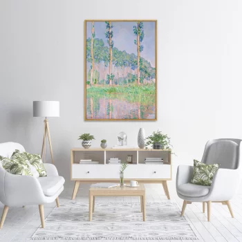 Постер на холсте Poplars Pink Effect 75X105 CM