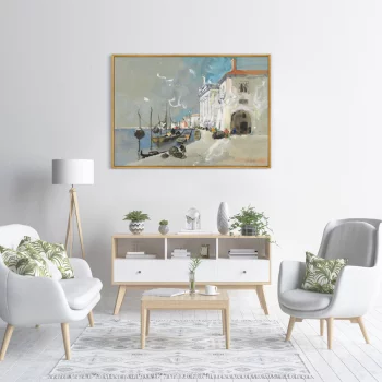 Постер на холсте Fish baskets Chioggia south of Venice 105X75 CM