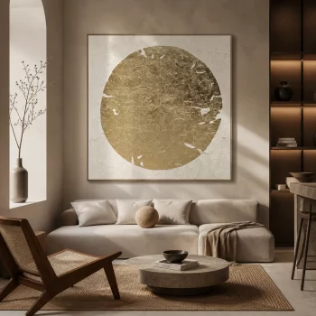 Постер Golden Energy 120X120 CM