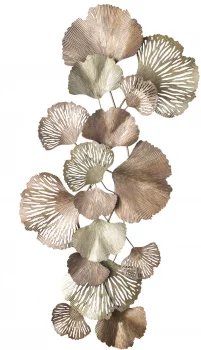 Декоративное настенное панно Leaves 62X131 CM
