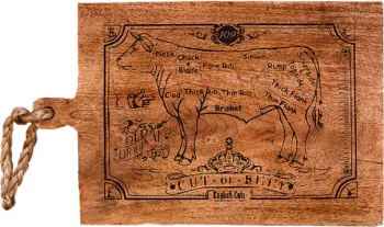 Доска сервировочная из манго Beef 37X24 CM