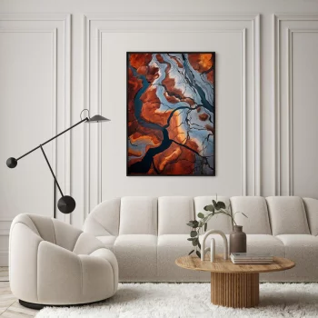 Постер на холсте Angles and Shapes 75X105 CM