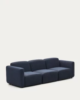 Модульный трехместный диван Neom синий 263X89X78 CM