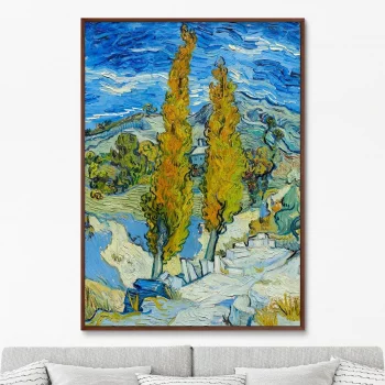 Постер The Poplars at Saint-Rémy 75X105 CM