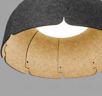Дизайнерский подвесной светильник Mute LED 80X80X37 CM