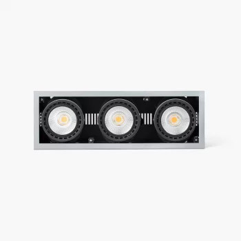 Встраиваемый светильник MINI COLIN-3 серый LED 75W 56°