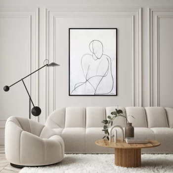 Репродукция картины на холсте Graceful Lines 75X105 CM
