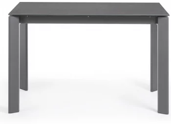 Раскладной стол Atta 120-180X80X76 CM тёмно серый