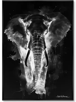 Набор из двух постеров на холсте Walking elephants 75X105 / 75X105 CM