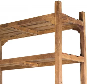 Антикварный деревянный стеллаж Vintage 120X46X245 CM