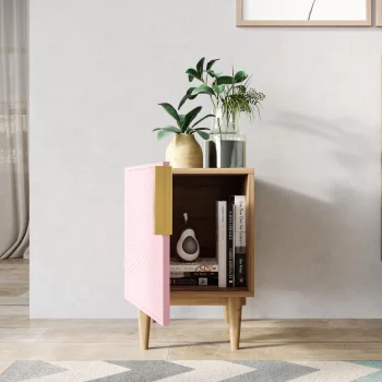Тумбочка прикроватная Line 40X35X55 CM pink