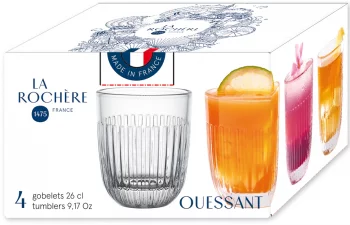Набор из четырёх стаканов Ouessant 260 ml