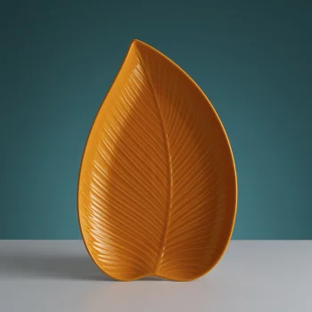 Блюдо сервировочное in the Forest Leaf 35X23 CM