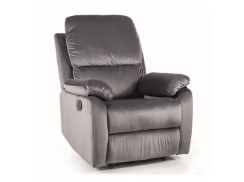 Кресло Signal SPENCER 1 VELVET раскладное (серый)