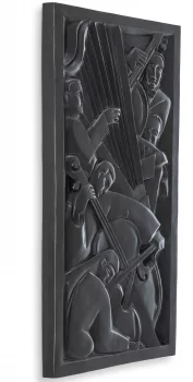 Сет из четырёх стальных панно Tempo 61X121 / 61X121 / 61X121 / 61X121 CM