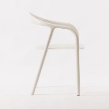 Стул Лугано массив березы тон белый матовый 51X55X78 CM