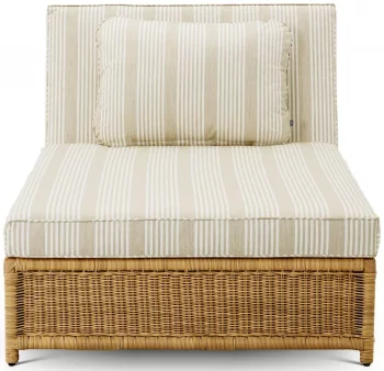 Уличный модуль дивана лежак Hampton 100X168X88 CM