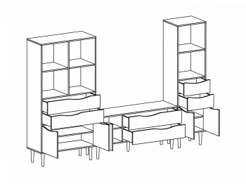 Композиция Like 2 270X40X180 CM