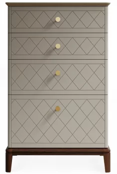 Высокий комод Crystal 66X50X101 CM