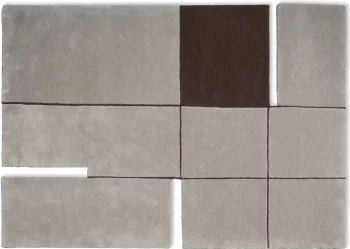 Шерстяной ковёр в урбанистическом стиле A180 Grey 170X240 CM