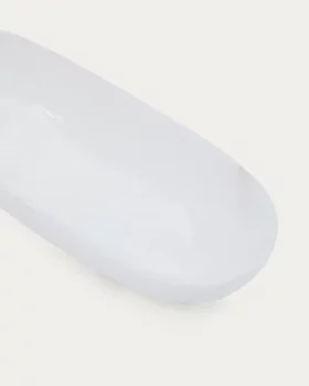 Белое сервировочное блюдо Eval 25X10X5 CM