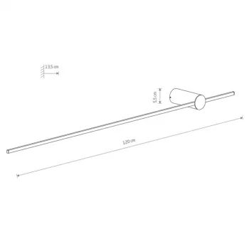 Настенный светильник Saber Led Silk Olive